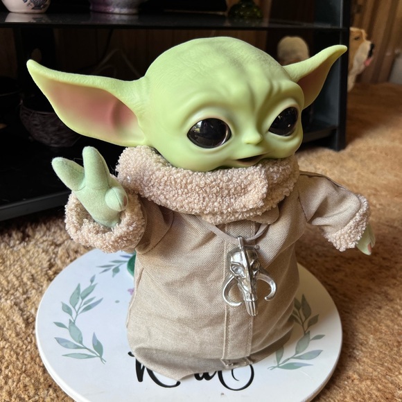 Baby Yoda Character Figure Plush Star Wars The Child Mandalorian Mattel 2021. - Picture 5 of 17